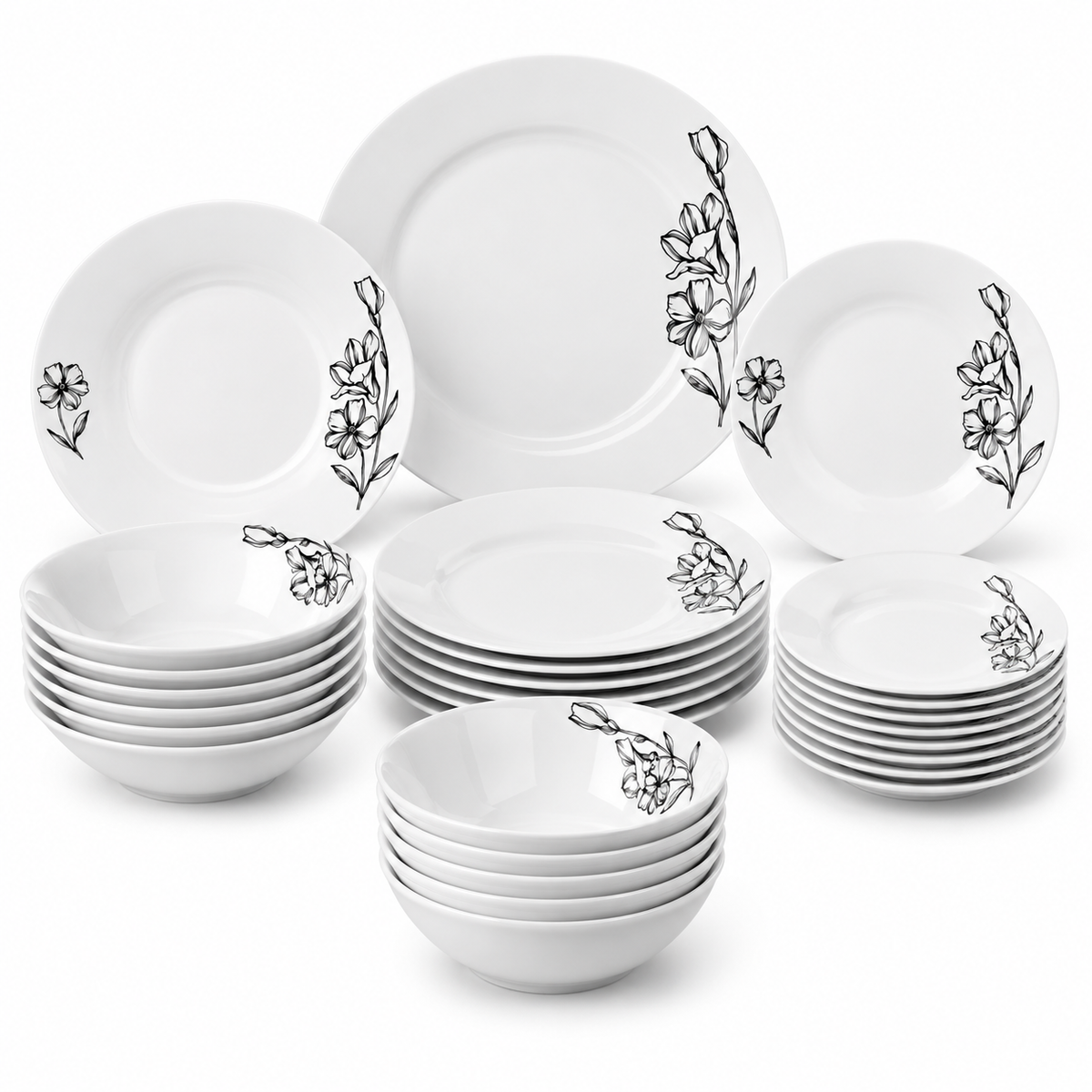 Set tanjura keramički Enger 24/1