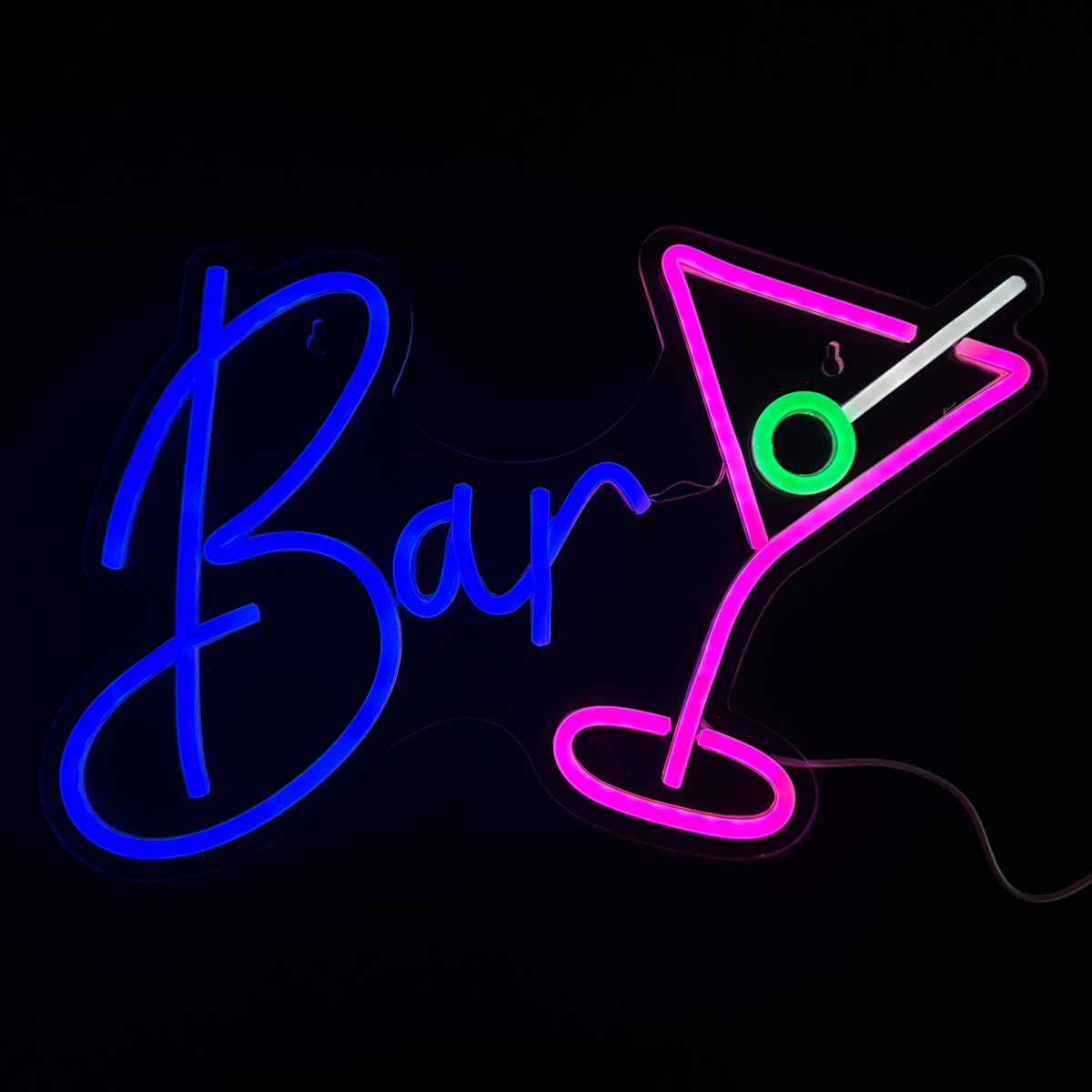 LED neonska lampa Bar