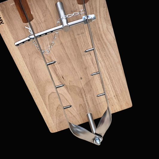 Stalak za pršut od inoxa i drva - Domy