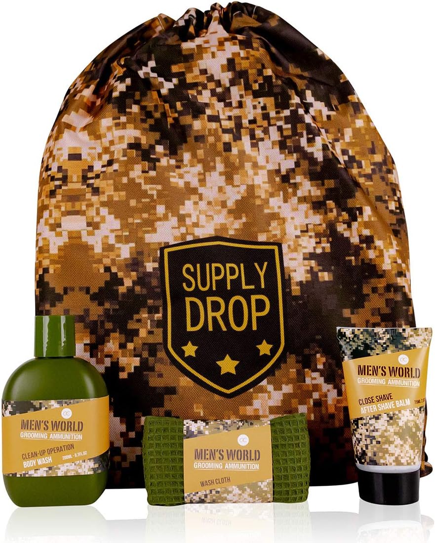 Poklon set za muškarce – Men’s World “Supply Drop” Camouflage Edition 🎖️