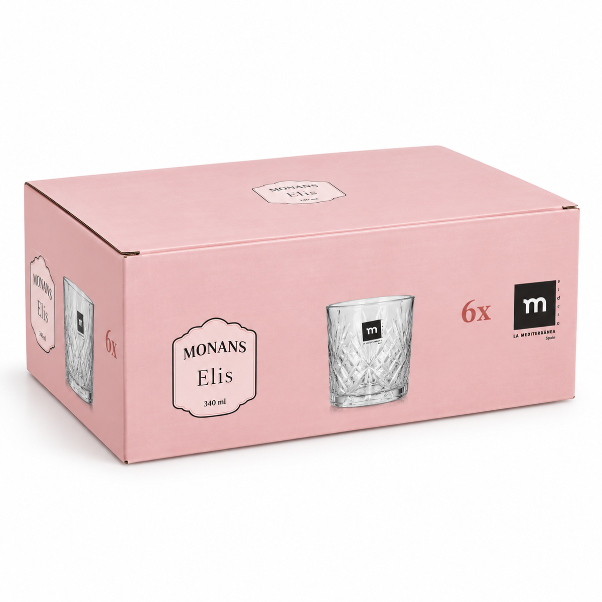 Set 6 čaša Monans Elis 340 ml