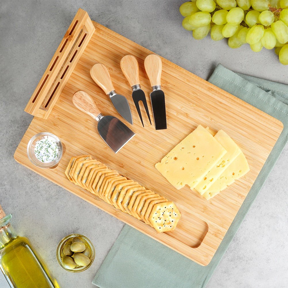 Daska za sir Charcuterie s noževima – set 5 kom
