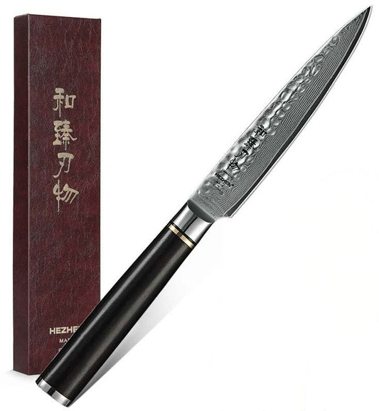 Nož čekićani B1Z-WY Damask 67 slojeva – ebony drška