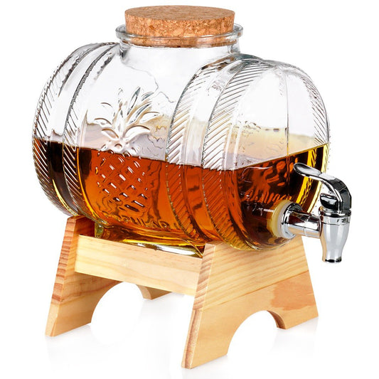 Staklena bačvica sa špinom 3L "Za u konobu"