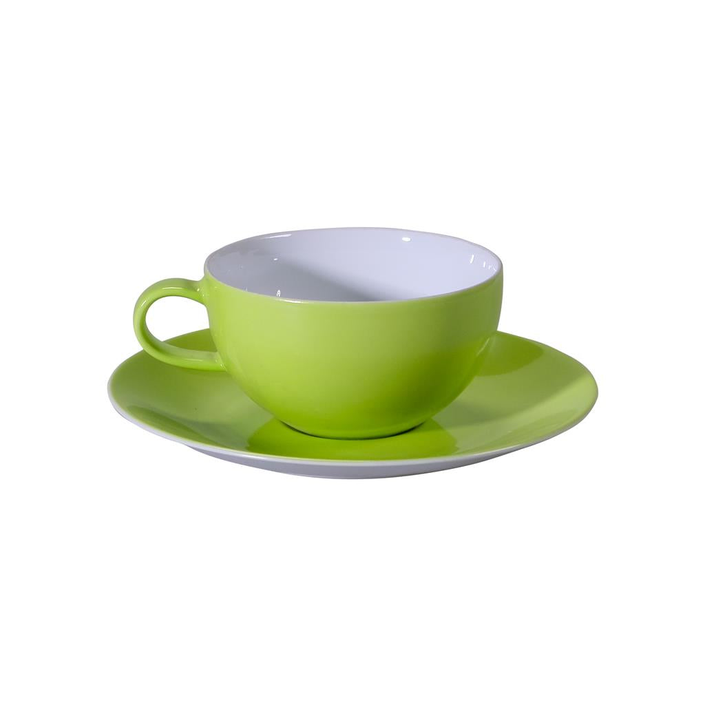 Set 4 šalice s tanjurićima Boje