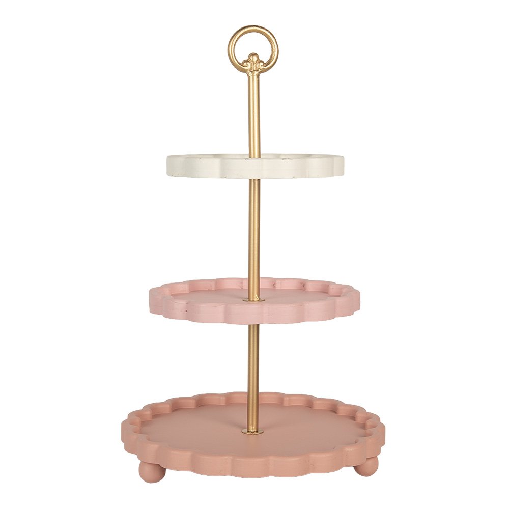 Etažer za posluživanje 30×50cm Pink