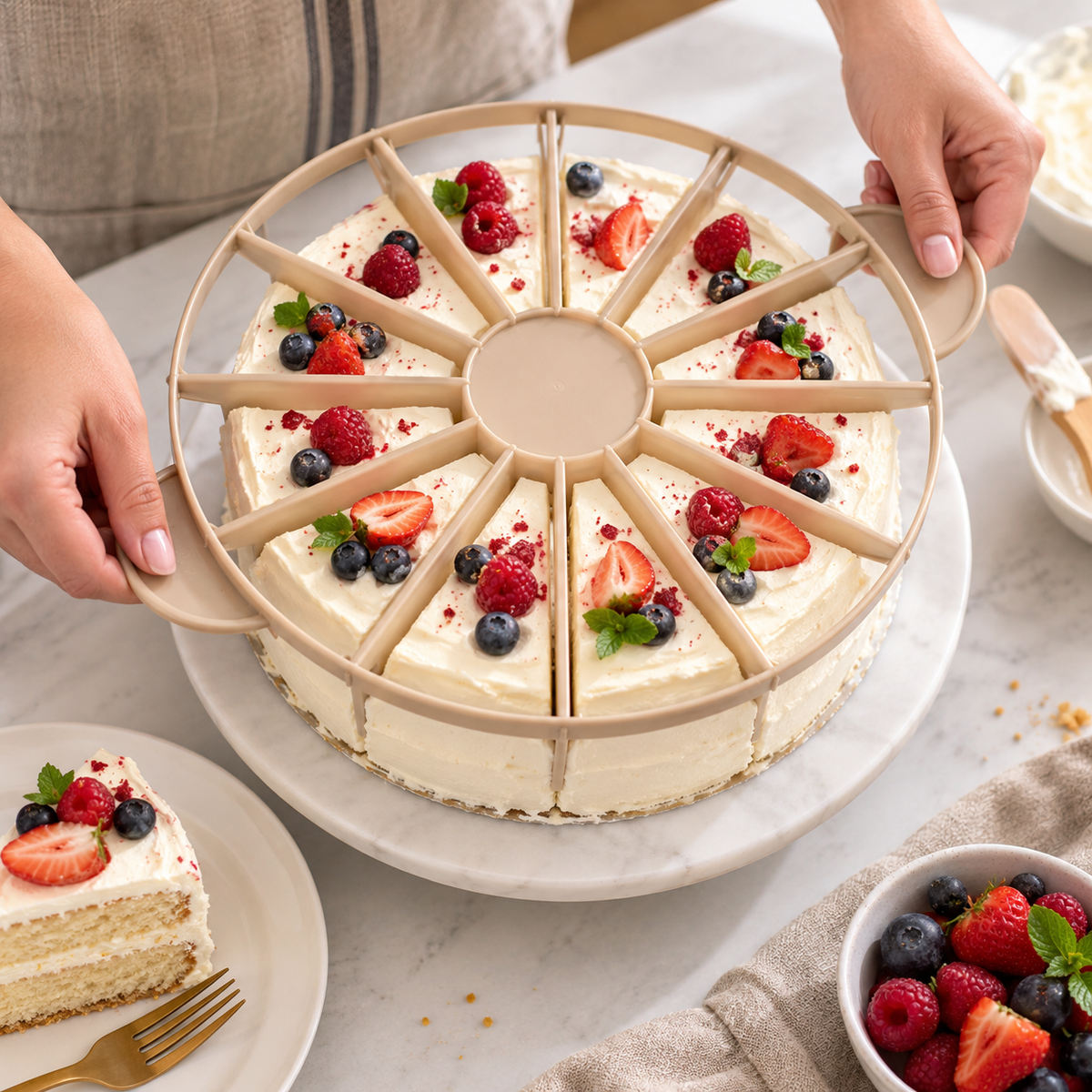 Rezač torte na fete 10/12 porcija Ø 26 cm