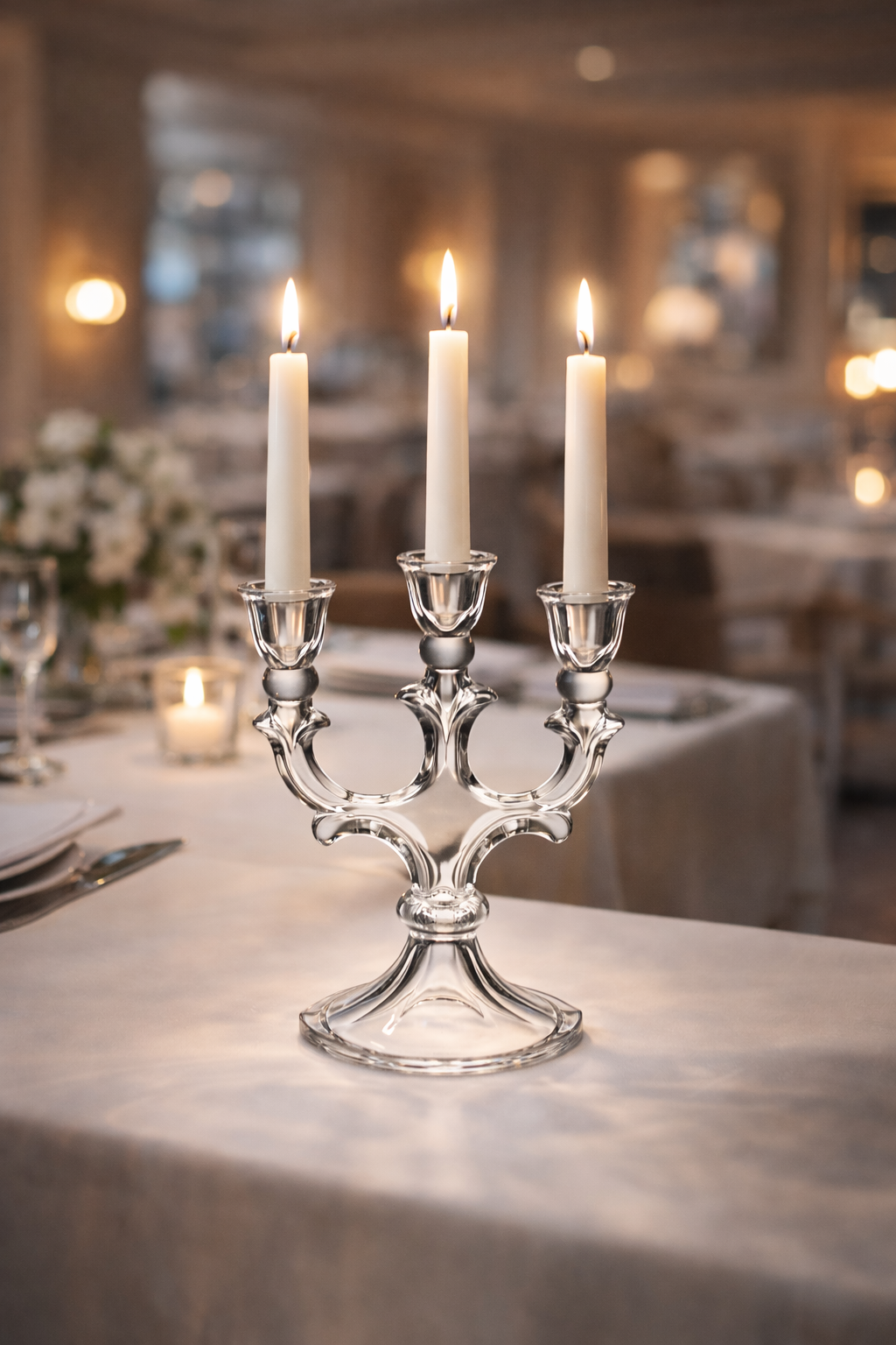 Kristalni svijećnjak Bohemia 25,5 cm 🕯️