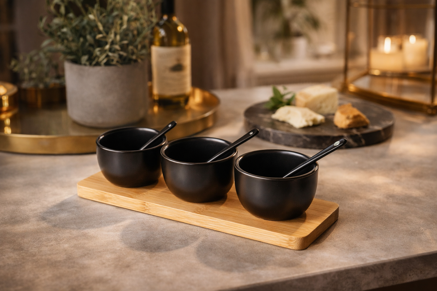 Zdjelice sa žlicama – keramički set WineBar