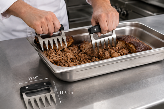 Kandže za pulled pork inox 2/1 🍖