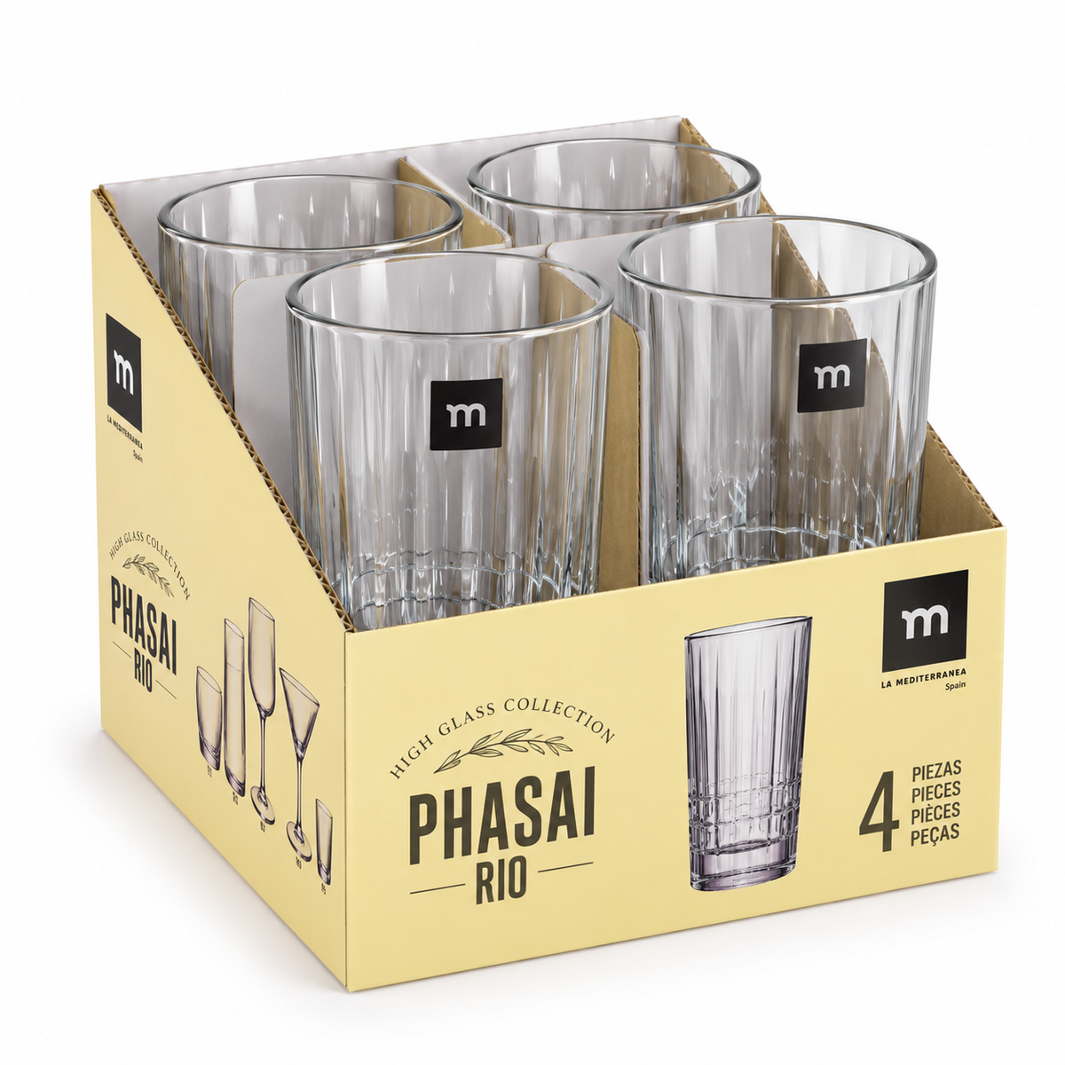 Set 4 čaše Phasai Rio 460ml