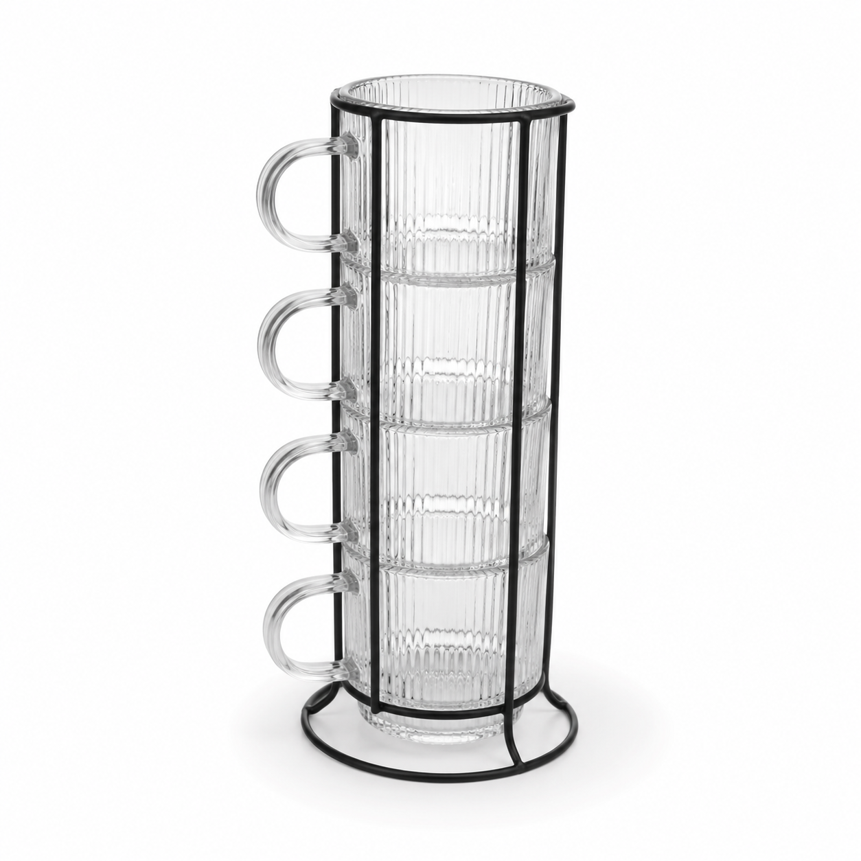 Set 4 staklene šalice 350 ml sa stalkom