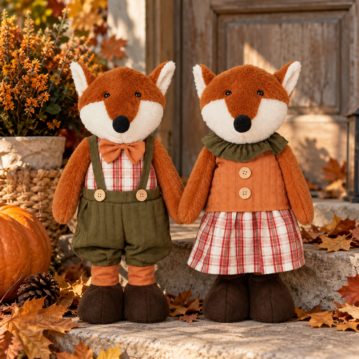 Jesenska dekoracija lisac ili lisica 45 cm 🦊