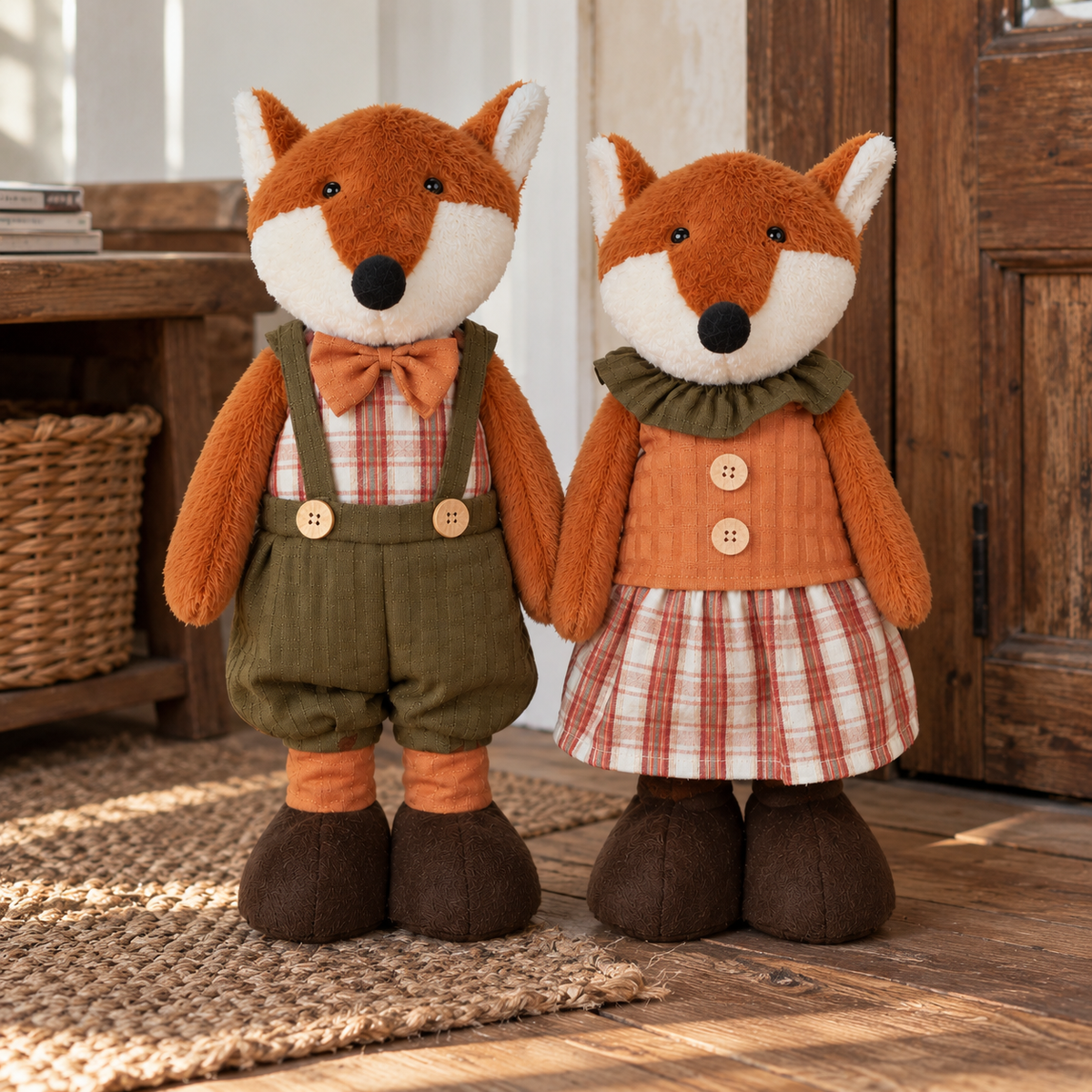 Jesenska dekoracija lisac ili lisica 45 cm 🦊
