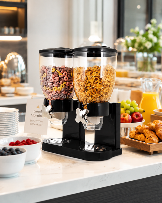 Dozator za žitne pahuljice 2 posude – buffet i hotel