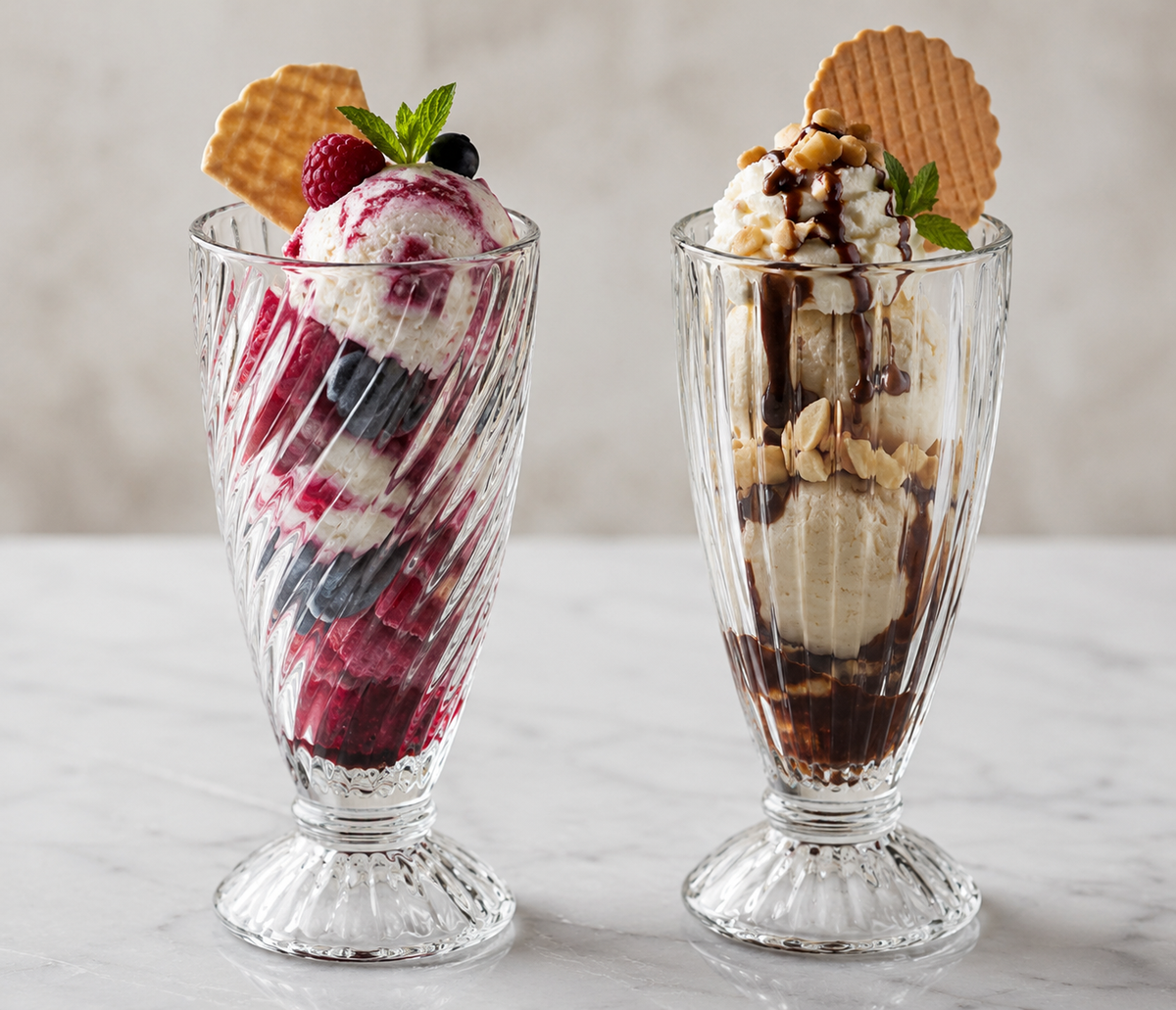 Set visokih čaša za desert 2/1 🍨