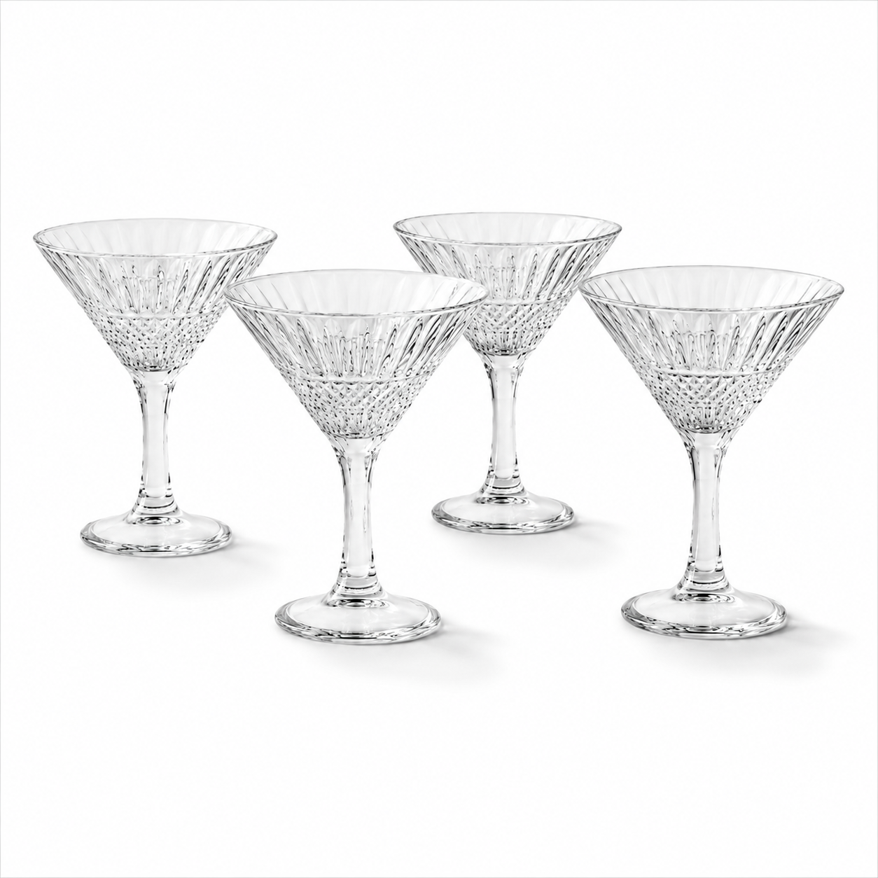 Set 4 čaše za martini Phasai