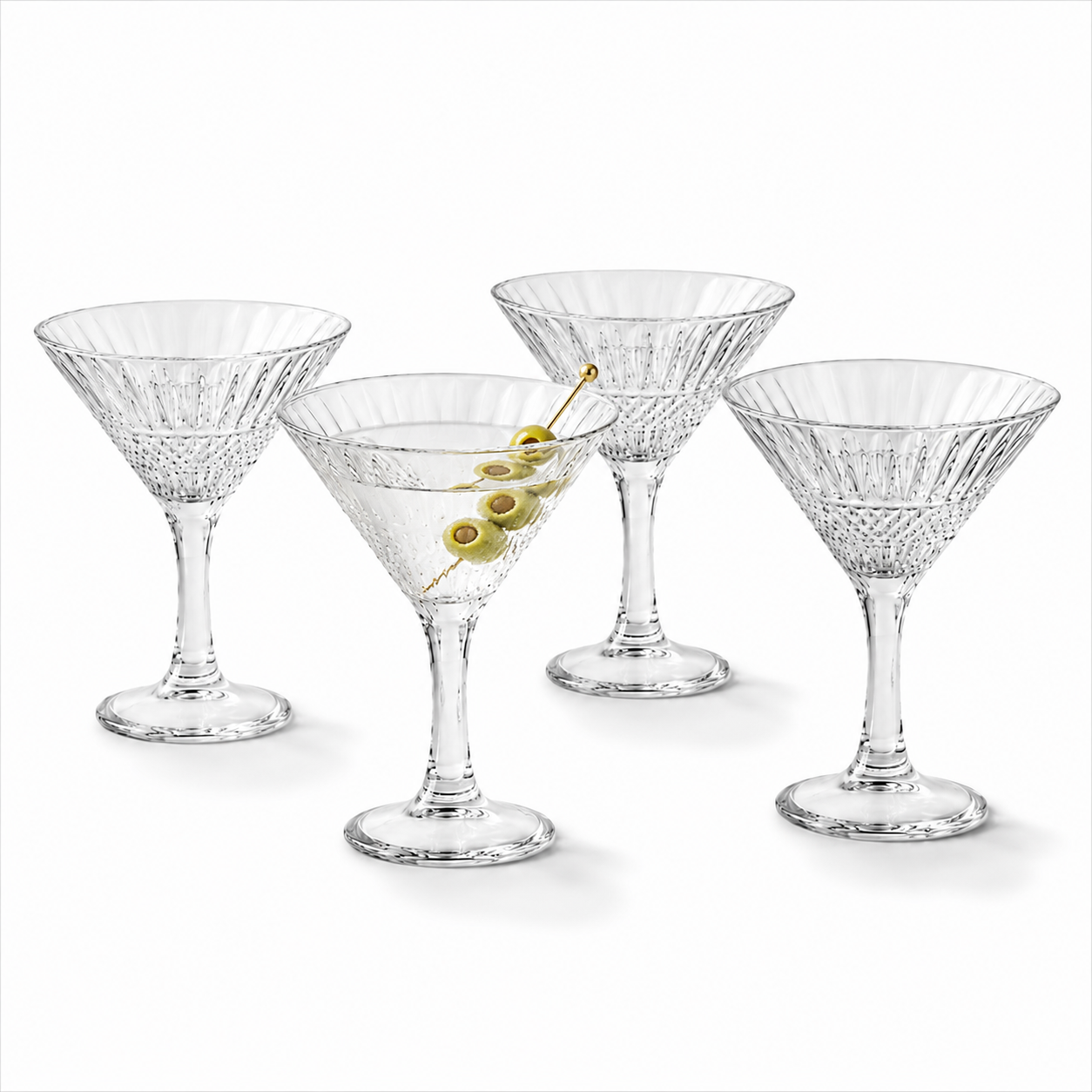 Set 4 čaše za martini Phasai
