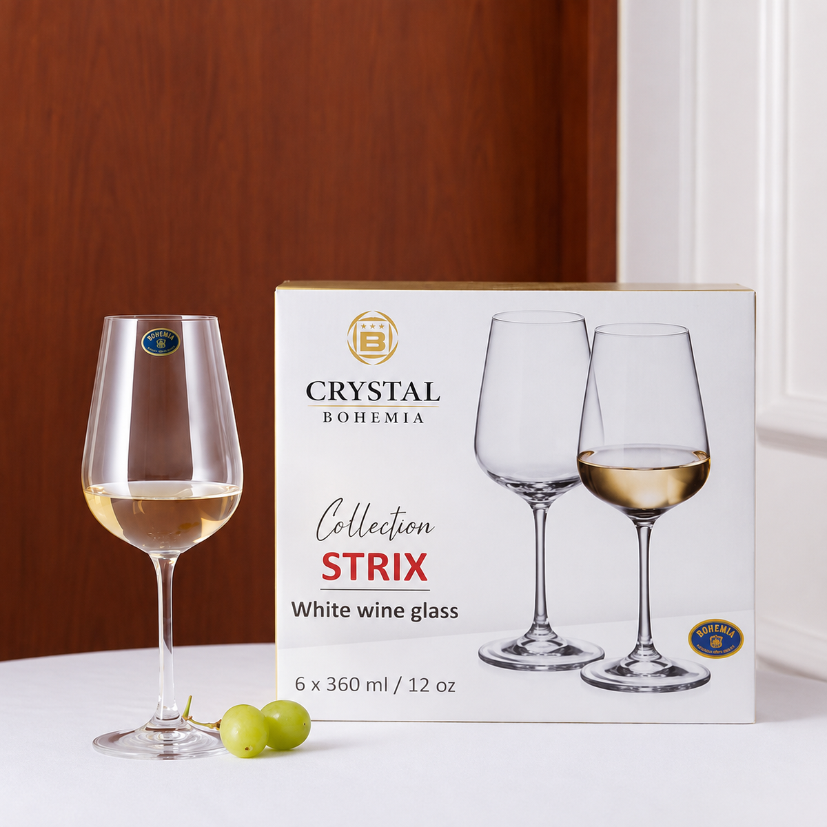 Set 6 čaša Crystal Bohemia Strix 360ml
