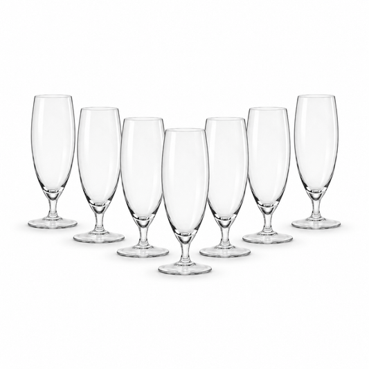 Set 6 čaša za pivo na stopu 550ml 🇨🇿 Bohemia Crystalex