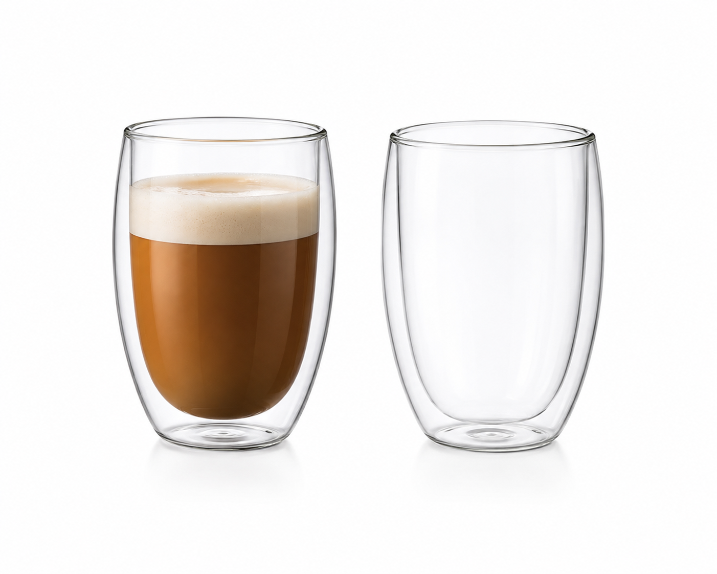 Set 2 čaše duplo staklo 300ml