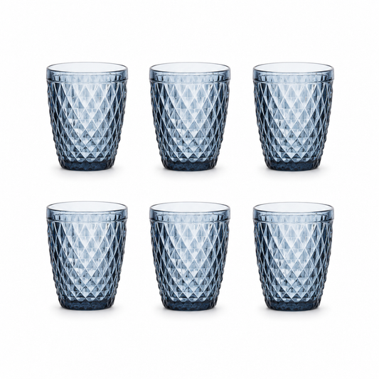 Set 6 čaša Vintage Blue 270ml