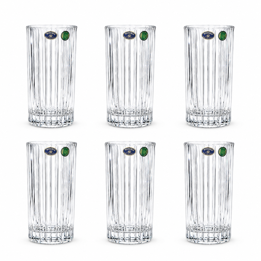 Set 6 čaša Skyline - Masivni češki kristal 🇨🇿