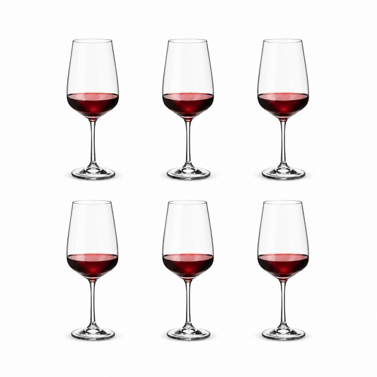 Set 6 čaša za crno vino – Bohemia Strix 450ml
