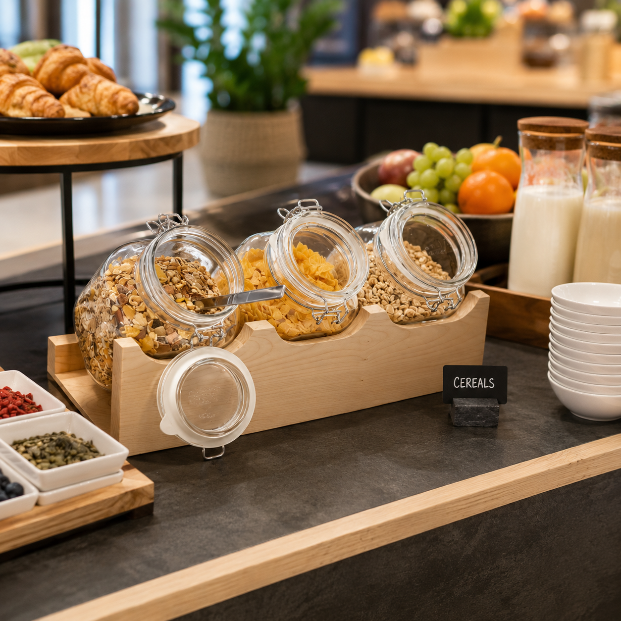 Buffet set za žitne pahuljice 4/1 *Web akcija