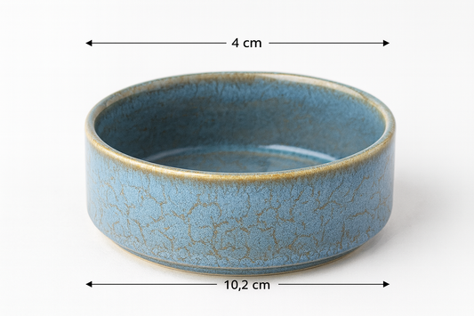 Snack zdjelica Scratch Blue 10,2×4 cm – keramička horeca zdjelica