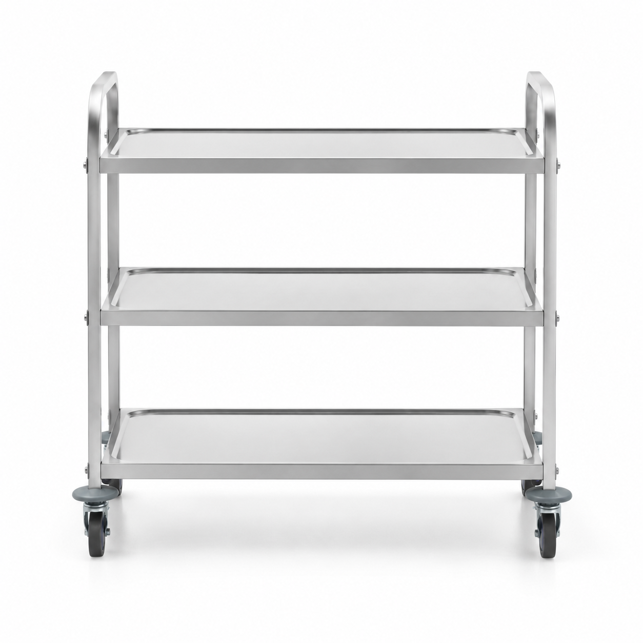 🛒 Servirna kolica inox – 3 police, nosivost do 500 kg