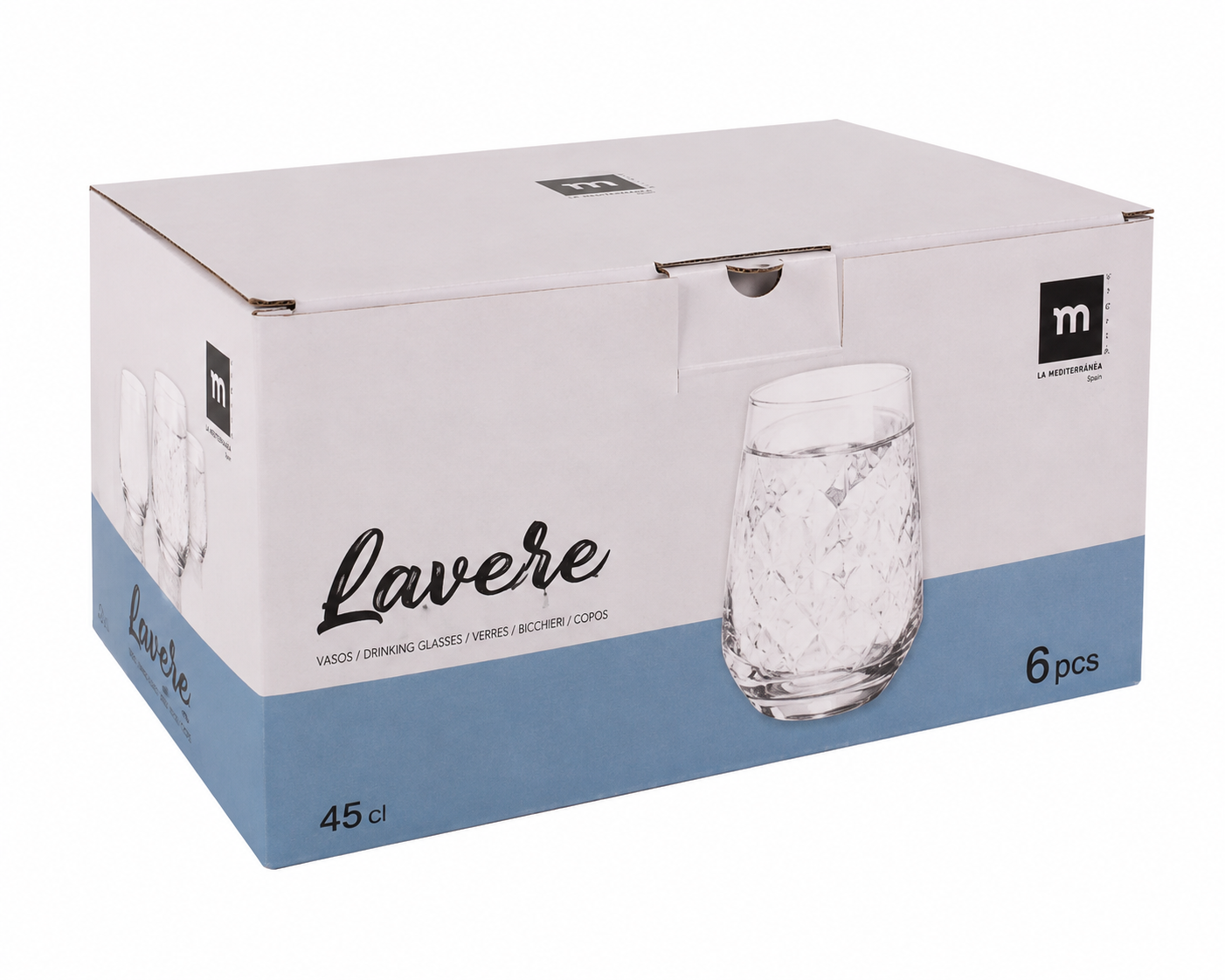 Set 6 čaša Lavere 400 ml