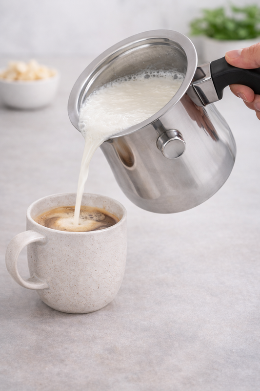 Lončić za mlijeko od nehrđajućeg čelika 1,5 L – KingHoff ☕🥛