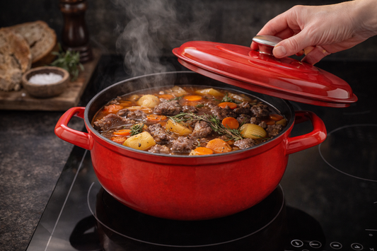 Metalac teća s poklopcem MAXIMUS 24 cm / 3,9 L 🔴