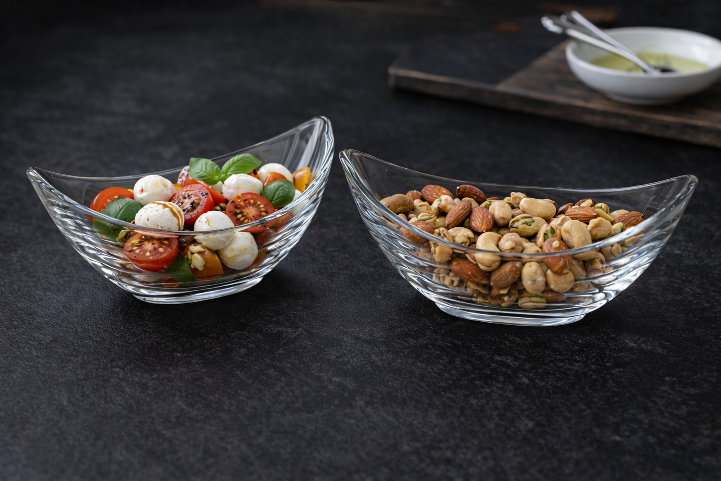 Zdjelice Gondola set 2/1 – staklene servirne zdjele