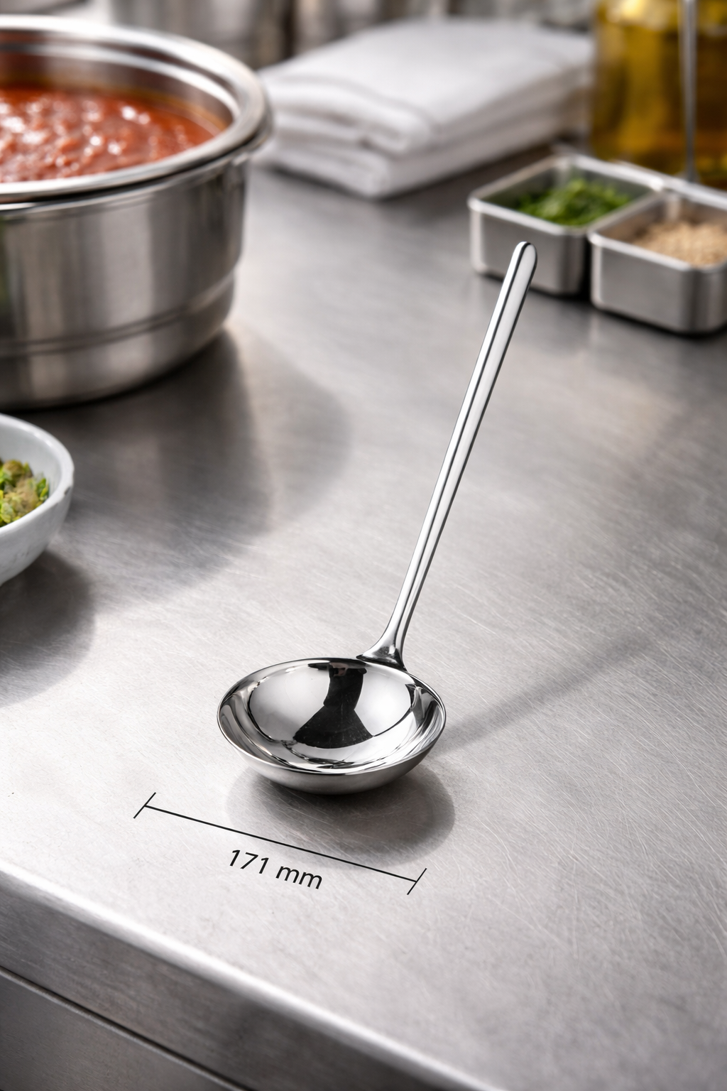 Kacijola za umak ALASKA 171 mm – inox 18/10