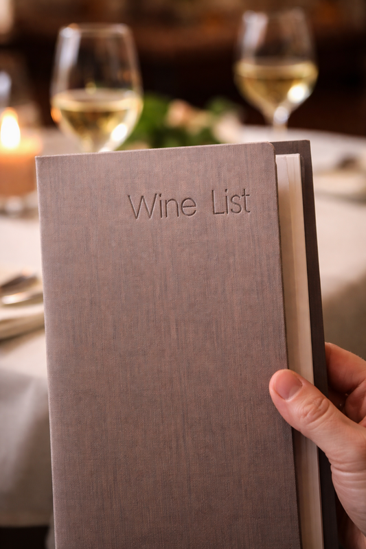 Korice za vinsku kartu A4 – New York stil 🍷