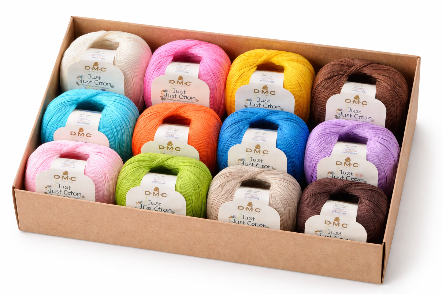 DMC Just Cotton – pamučna pređa (pakiranje 10 komada, razne boje)