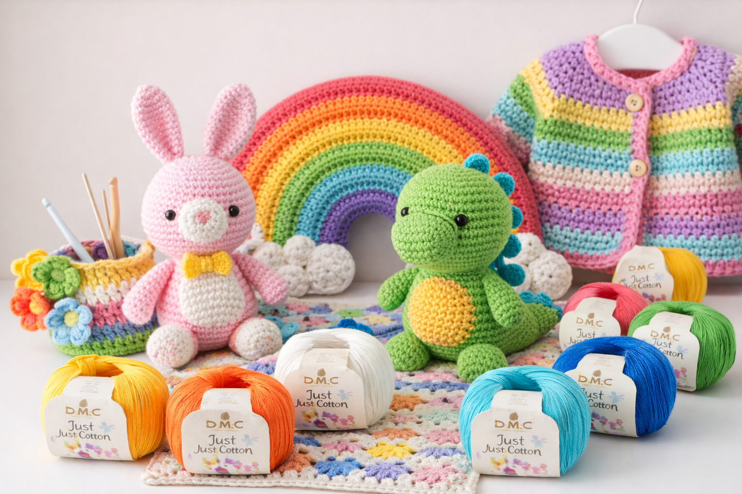 DMC Just Cotton – pamučna pređa (pakiranje 10 komada, razne boje)