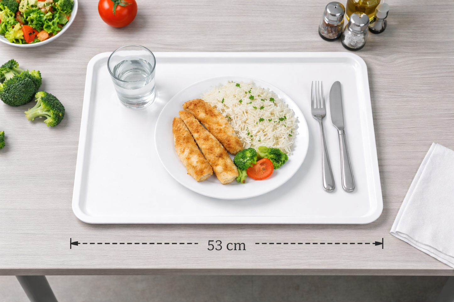 Tacna PVC bijela velika 51 × 37 cm