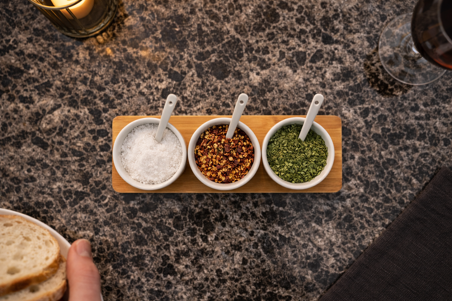 Set zdjelica na drvenoj podlozi Il Duomo