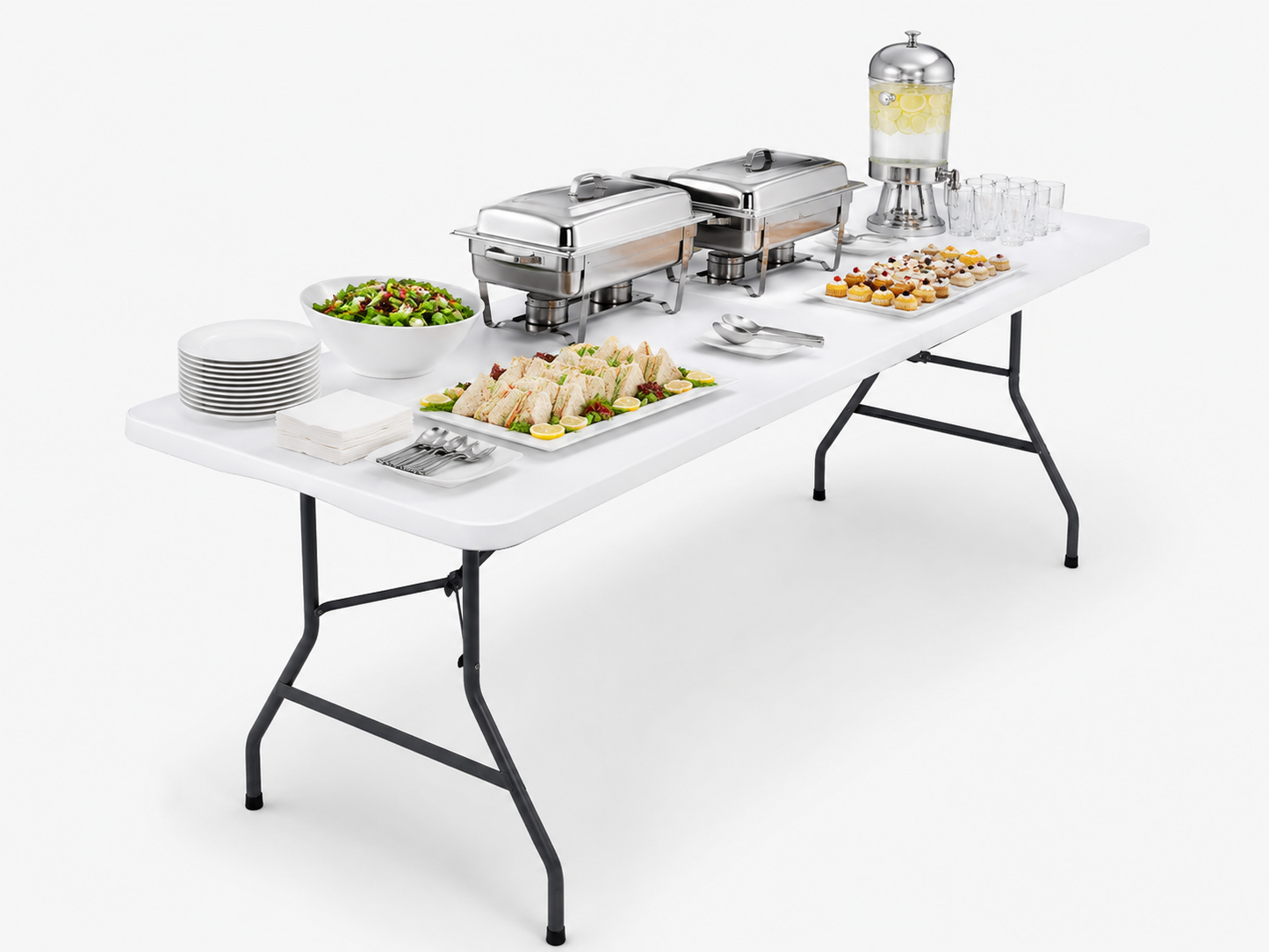 Sklopivi stol za catering 180*74 cm