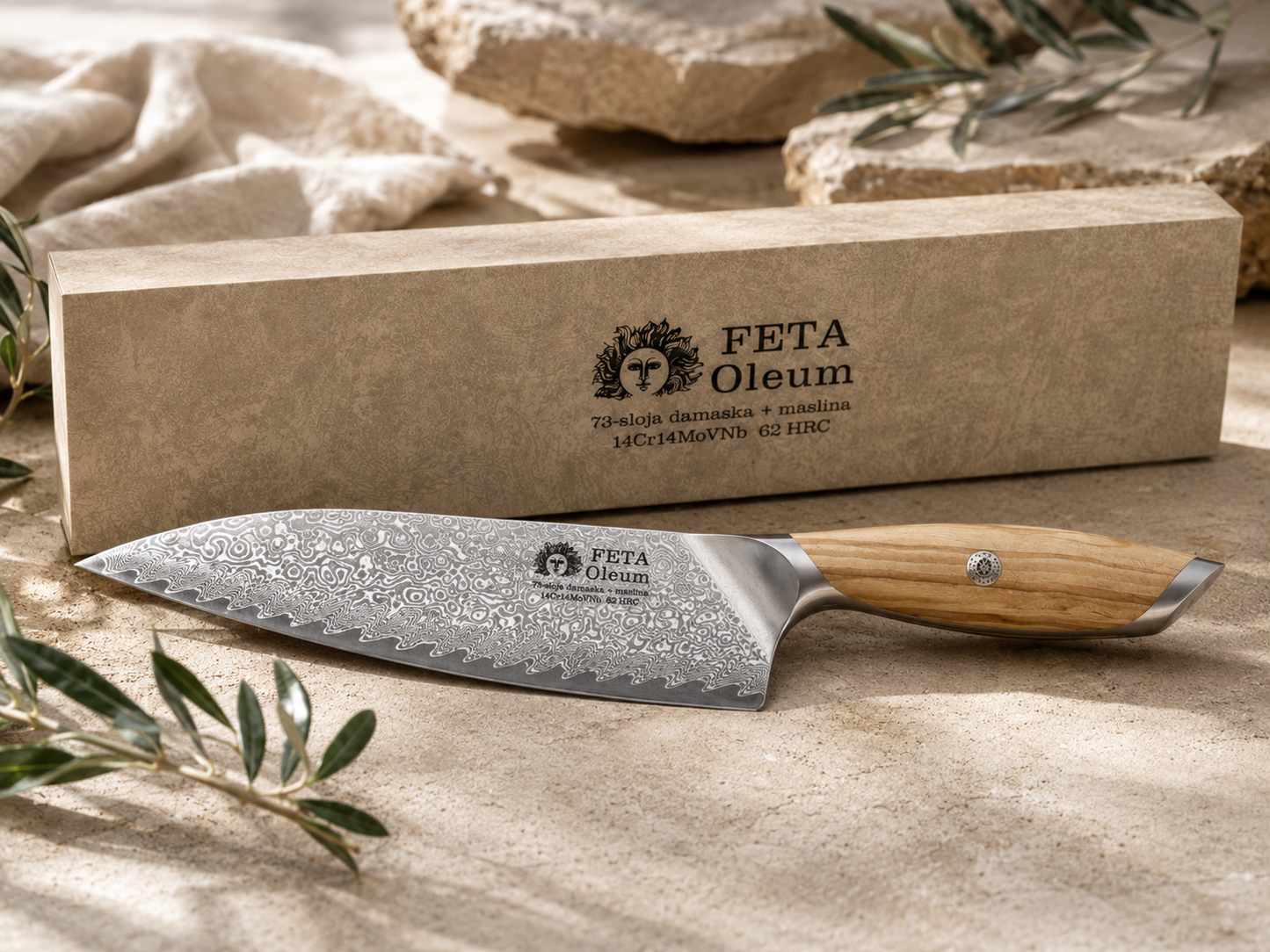 FETA Oleum - Noževi od praškastog čelika