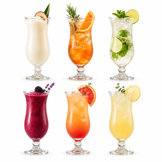 Set 6 čaša Hurricane 🍹 Pina Colada