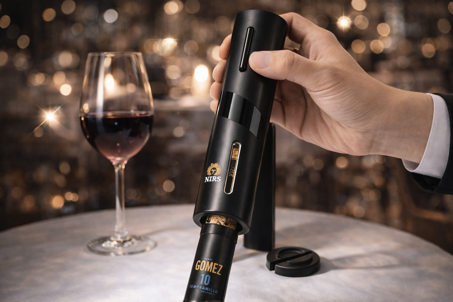 NIRS električni otvarač za vino 4u1  🍷