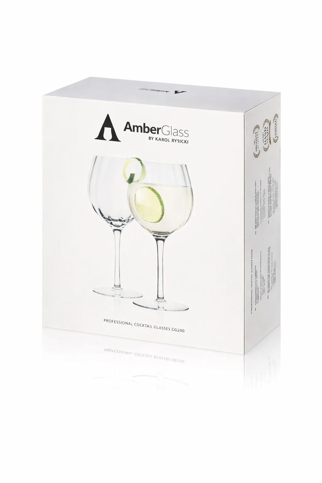 Set 2 čaše za gin – Amber 🍸 Hand-made in EU