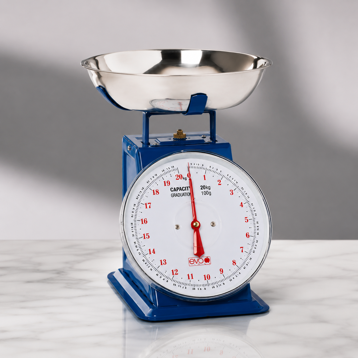 Analogna vaga 20 kg inox - mjernje na 100g - EVA Blue