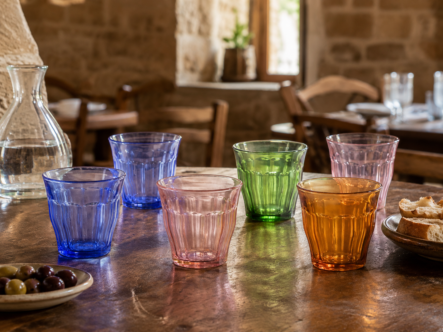 Set čaša u boji - Duralex 6/1 🇫🇷