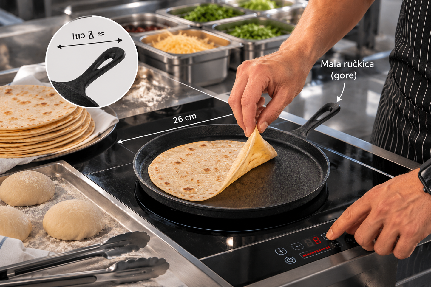 Tava za palačinke giza 26 cm 🥞