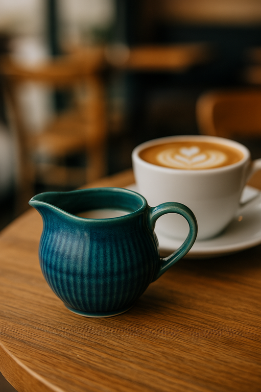 Lattiera 25 cl Verde/Blu – Solare Circle Ceramic ☕